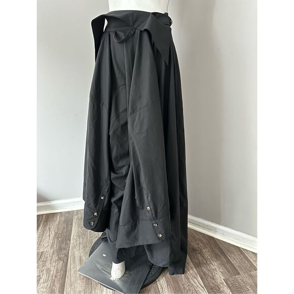 A.W.A.K.E Mode Asymmetrical Ruffle Maxi Skirt Size FR 34 / US 2 $1560 - Picture 8 of 14